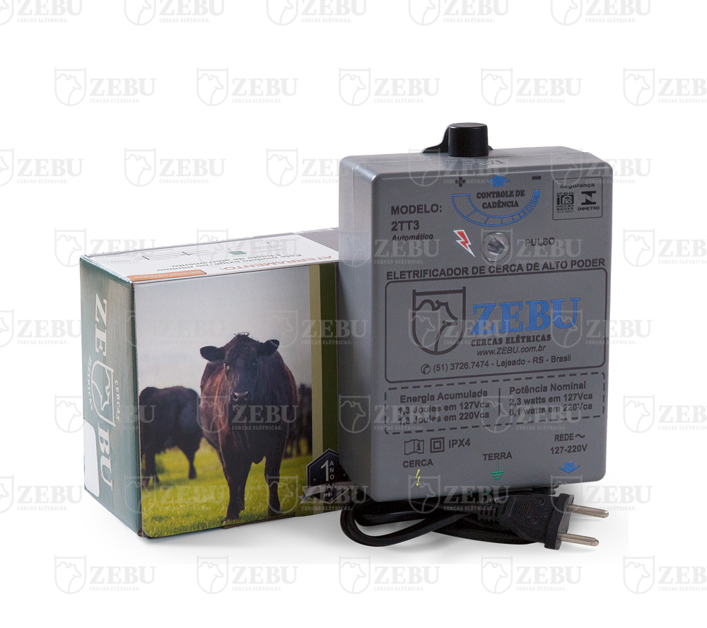 Eletrificador de Cerca Zebu 2TT3 Bivolt