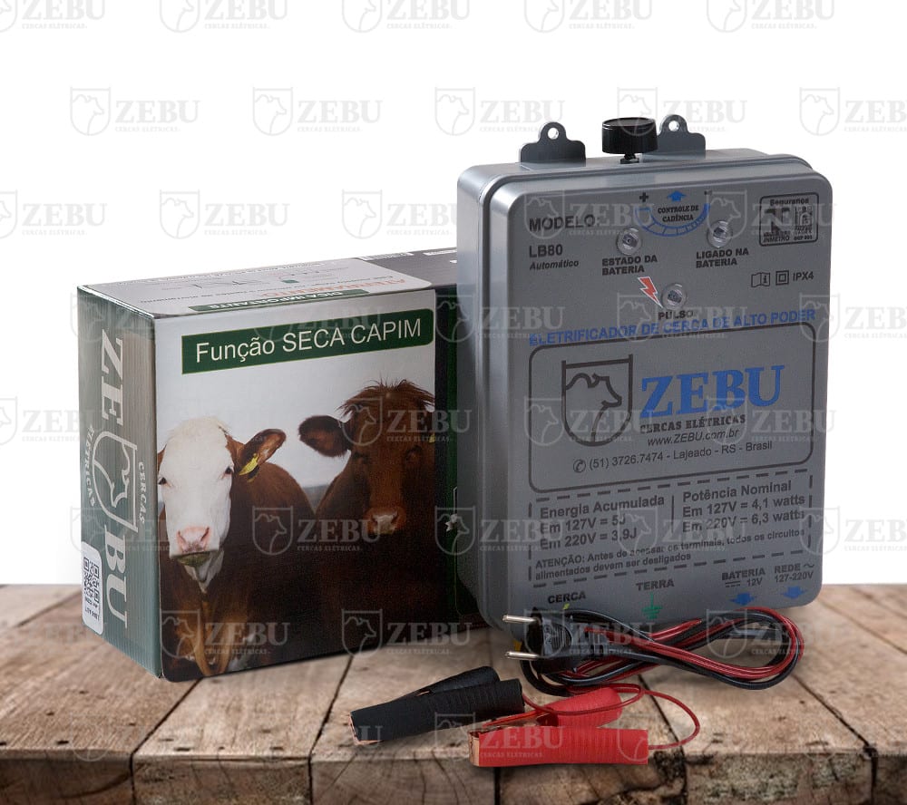 Eletrificador de Cerca Zebu LB80 AUT/12V