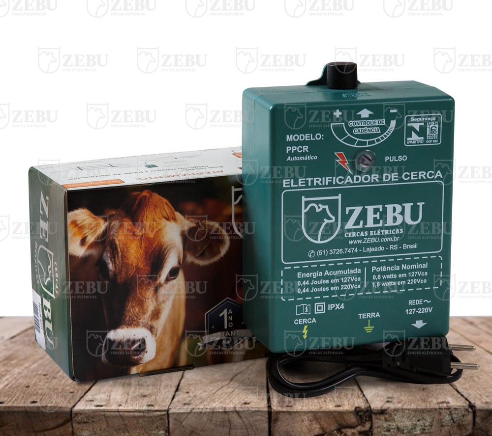 Eletrificador de Cerca Zebu PPCR Bivolt